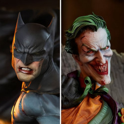 Statue Batman vs The Joker Eternal Enemies Premium Format Sideshow DC Comics