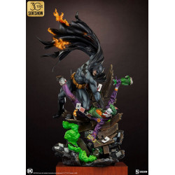 Statue Batman vs The Joker Eternal Enemies Premium Format Sideshow DC Comics