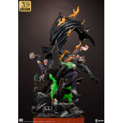 Statue Batman vs The Joker Eternal Enemies Premium Format Sideshow DC Comics