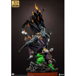 Statue Batman vs The Joker Eternal Enemies Premium Format Sideshow DC Comics