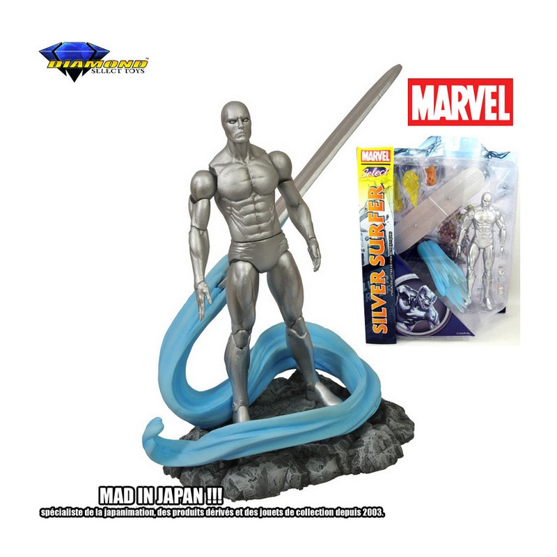 MARVEL SELECT Figurine Silver Surfer Diamond Select MARVEL SELECT Figurine Silver Surfer Diamond Select