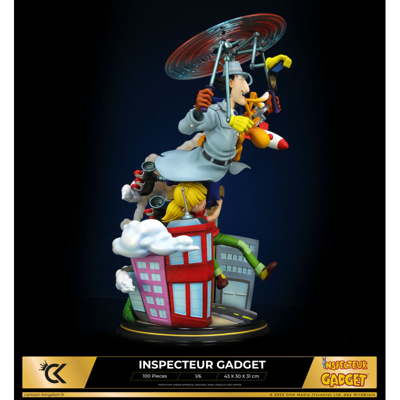 INSPECTEUR GADGET - Figurine Inspector Gadget 17 cm Abystyle Studio EUR 31,90 - FR