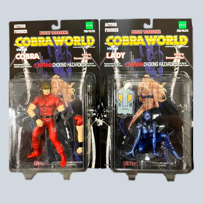 SPACE ADVENTURE COBRA Pack Figurines Lady & Cobra Epoch SPACE ADVENTURE COBRA Pack Figurines Lady & Cobra Epoch