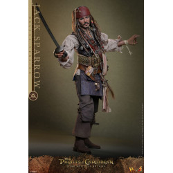 Figurine DX Jack Sparrow Deluxe Version Hot Toys Pirates des Caraïbes