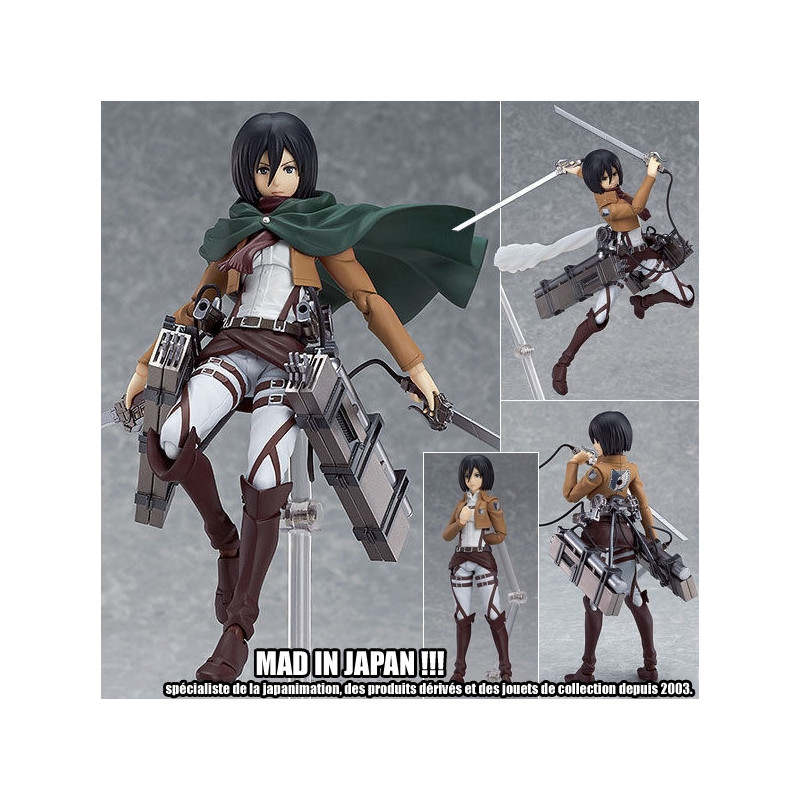 L'ATTAQUE DES TITANS figurine Mikasa Ackerman Figma Max Factory L'ATTAQUE DES TITANS figurine Mikasa Ackerman Figma Max Factory