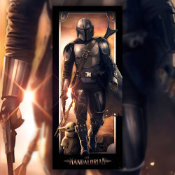 Impression Art Print The Mandalorian Sideshow Star Wars