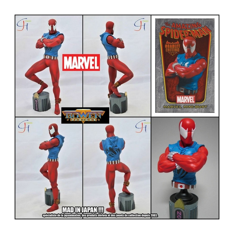 SPIDERMAN Statue Scarlet Spider Bowen Custom SPIDERMAN Statue Scarlet Spider Bowen Custom