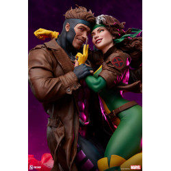 Statue Rogue & Gambit Sideshow Marvel