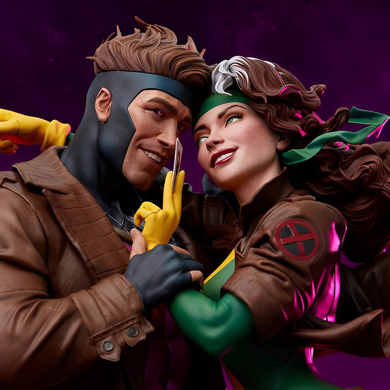 Statue Rogue & Gambit Sideshow Marvel