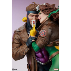 Statue Rogue & Gambit Sideshow Marvel