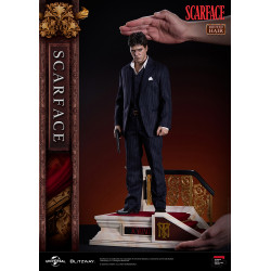 Statue Tony Montana Superb Scale Rooted Hair Version 1/4 Blitzway Scarface