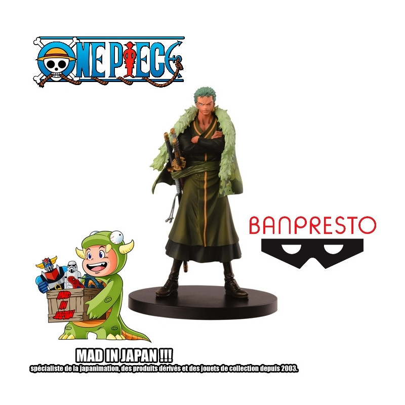 ONE PIECE Figurine Banpresto Zoro Grandline Men Banpresto 15ème anniversaire ONE PIECE Figurine Banpresto Zoro Grandline Men Banpresto 15ème anniversaire