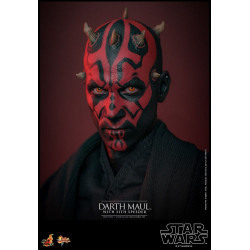 Figurine Darth Maul with Sith Speeder Hot Toys Star Wars Episode I
