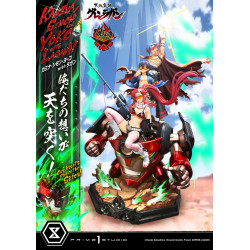 Statue Kamina, Simon & Yoko with Lagann Deluxe Version Prime 1 Studio Gurren Lagann
