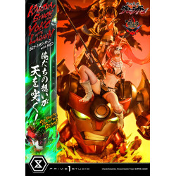 Statue Kamina, Simon & Yoko with Lagann Deluxe Version Prime 1 Studio Gurren Lagann