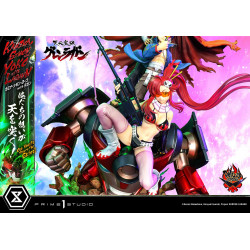 Statue Kamina, Simon & Yoko with Lagann Deluxe Version Prime 1 Studio Gurren Lagann