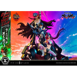 Statue Kamina, Simon & Yoko with Lagann Deluxe Version Prime 1 Studio Gurren Lagann