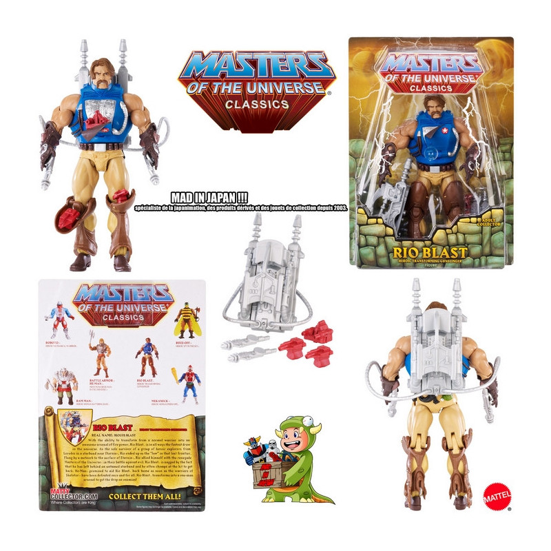 MAITRES DE L'UNIVERS CLASSICS figurine Rio Blast MAITRES DE L'UNIVERS CLASSICS figurine Rio Blast