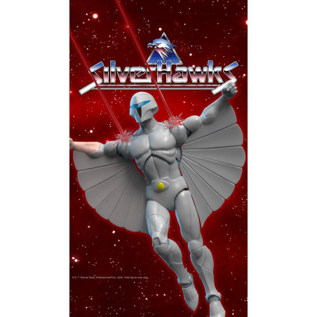 Figurine SilverHawks Ultimates Steelwill – 18 Cm, Action Figure Da Collezione