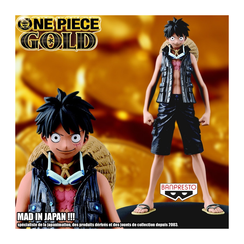ONE PIECE GOLD figurine Luffy DXF Banpresto vol.1 ONE PIECE GOLD figurine Luffy DXF Banpresto vol.1