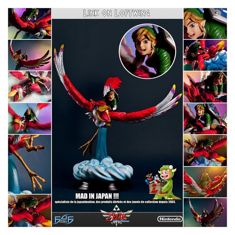 THE LEGEND OF ZELDA Skyward Sword Statue Link sur Loftwing F4F THE LEGEND OF ZELDA Skyward Sword Statue Link sur Loftwing F4F