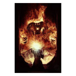 Impression Art Print The Flame of Anor Le Seigneur des Anneaux Sideshow Le seigneur des Anneaux