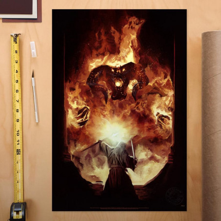 SU ORDINAZIONE Lord of the Rings Art Print The Flame of Anor 46 x 61 cm - unframed *PREZZO SPECIALE* main image 0