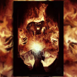 Impression Art Print The Flame of Anor Le Seigneur des Anneaux Sideshow Le seigneur des Anneaux