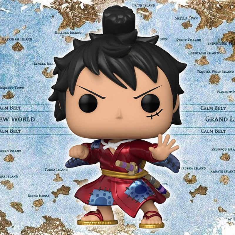 Figurine POP! Luffy Wanokuni Metallic Exclu Funko One Piece Figurine POP! Luffy Wanokuni Metallic Exclu Funko One Piece