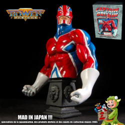 Captain Britain 80s version Mini Buste Bowen Desings