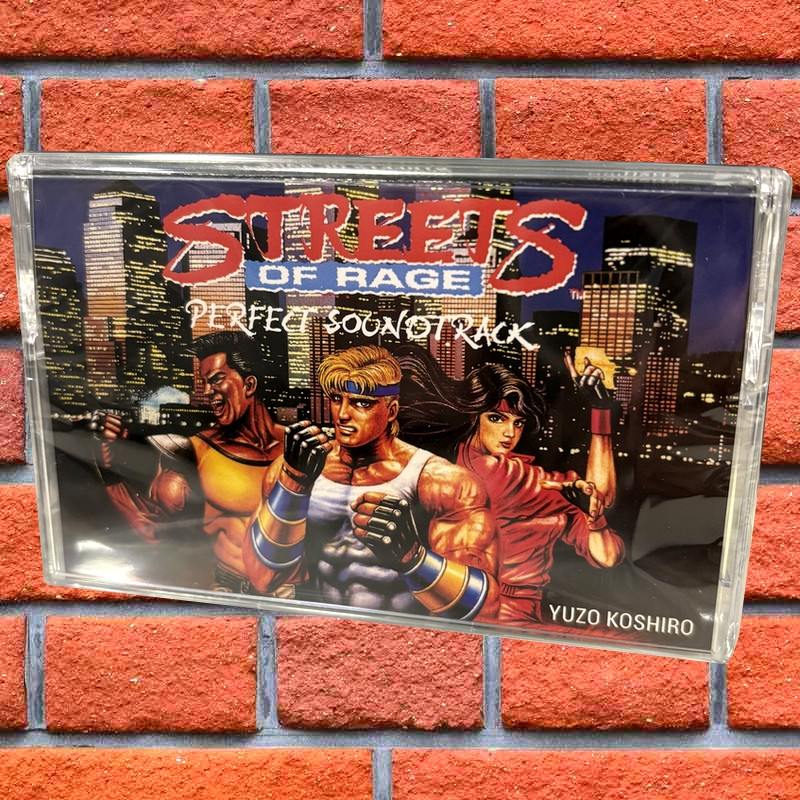 STREETS OF RAGE Cassette Audio Perfect Soundtrack Wayo Records STREETS OF RAGE Cassette Audio Perfect Soundtrack Wayo Records