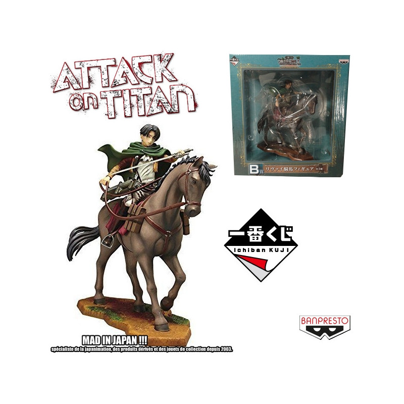 Figurine snk Levi Cheval