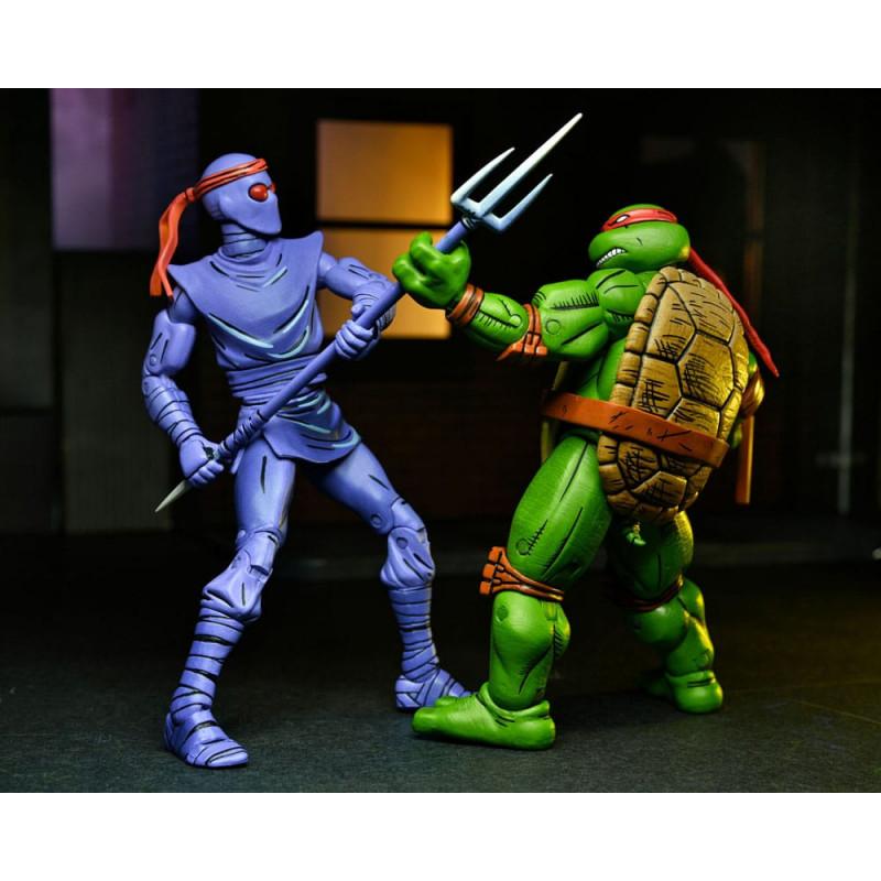 Tortues Ninja Figurine Articulée Michelangelo 10 Cm - Jouet Collection Classique Dès 4 Ans