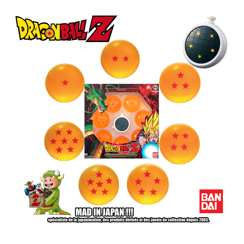 DRAGON BALL Z Coffret boules de cristal & radar Bandai