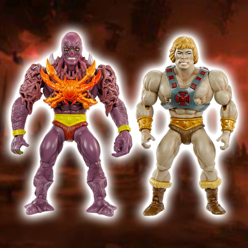 Figurines He-Man & Vecna Mattel Maitres de l'Univers X Stranger Things Origins Figurines He-Man & Vecna Mattel Maitres de l'Univers X Stranger Things Origins