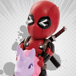 DEADPOOL figurine Mini Egg Attack Deadpool Unicorn Beast Kingdom