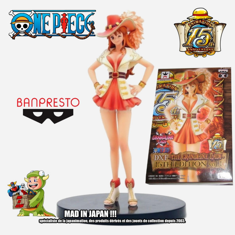 ONE PIECE figurine Nami DXF Banpresto 15ème anniversaire ONE PIECE figurine Nami DXF Banpresto 15ème anniversaire