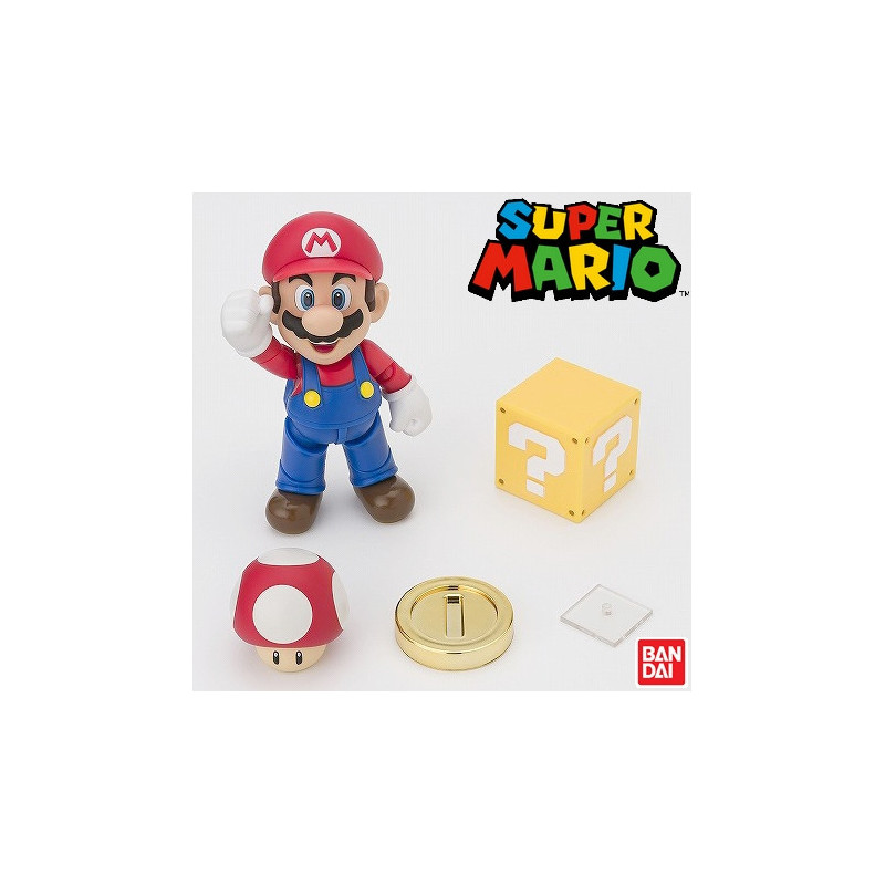 SUPER MARIO figurine Mario S.H. Figuarts New Pack Bandai SUPER MARIO figurine Mario S.H. Figuarts New Pack Bandai
