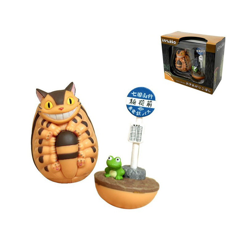 MON VOISIN TOTORO Figurines Culbuto Chat-Bus & Arrêt de bus Ensky