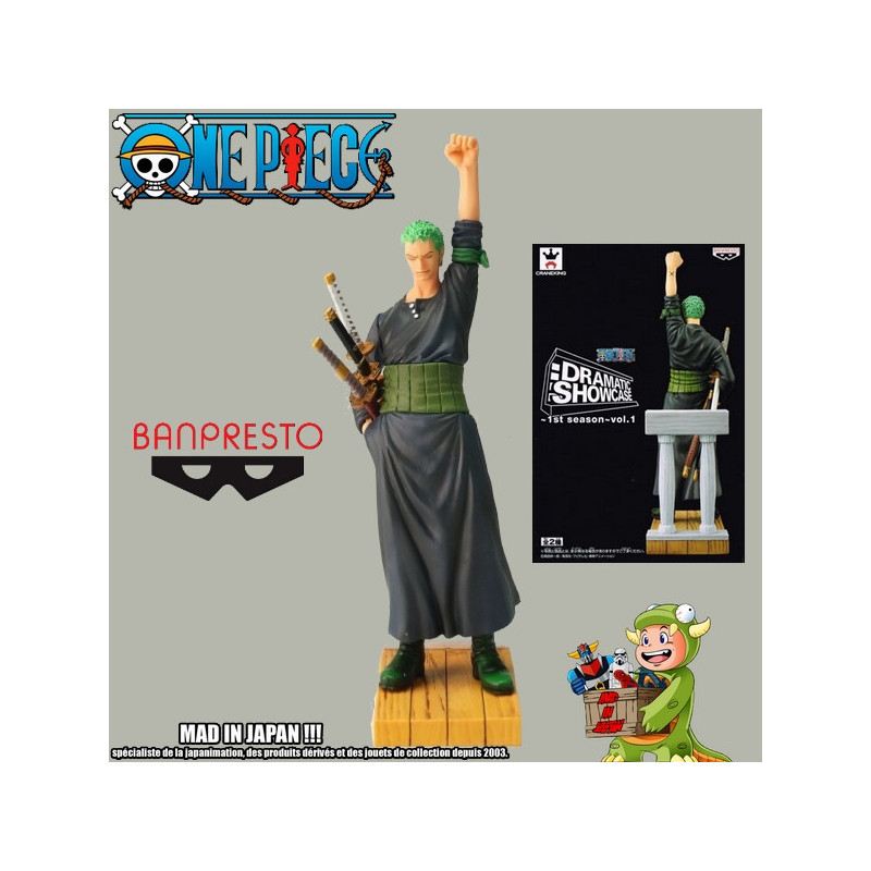 ONE PIECE Figurine Zoro Dramatic Showcase Banpresto ONE PIECE Figurine Zoro Dramatic Showcase Banpresto
