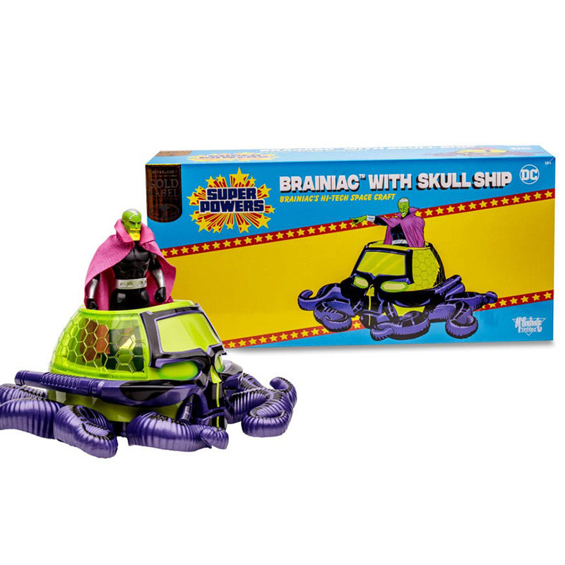 Figurine Brainiac & Véhicule Skull Ship Mcfarlane Toys DC Direct Figurine Brainiac & Véhicule Skull Ship Mcfarlane Toys DC Direct