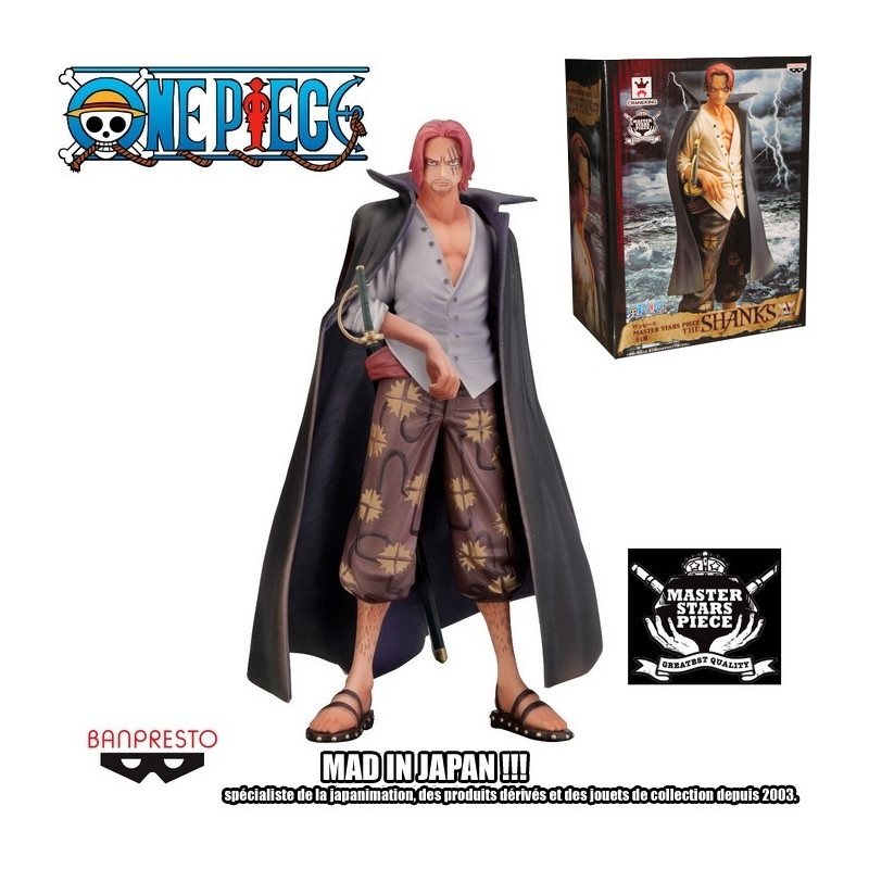 ONE PIECE figurine Shanks le Roux Master Stars Piece Banpresto ONE PIECE figurine Shanks le Roux Master Stars Piece Banpresto