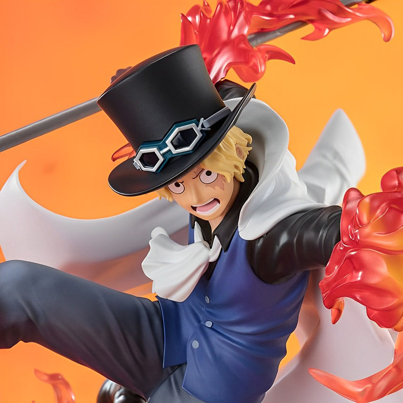 thumbnail interactive-video image 1 of One Piece Sabo Fire Fist Rook Check Extra Battle FiguartsZERO Statue 1 of 12