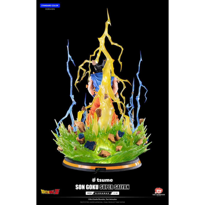 DRAGON BALL Z HQS Dioramax 1/4 statue Son Goku Super Saiyan Tsume