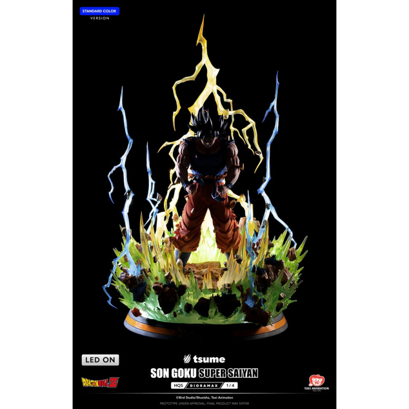 Figuras de acción de Dragon Ball Z, Son Goku, Super Saiyan, estatua de