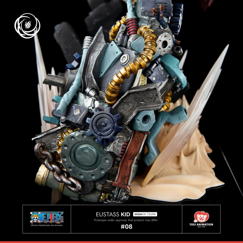 Statue Eustass KID TSUME Ikigai - One Piece, Résine, Numérotée, Neuve 2025