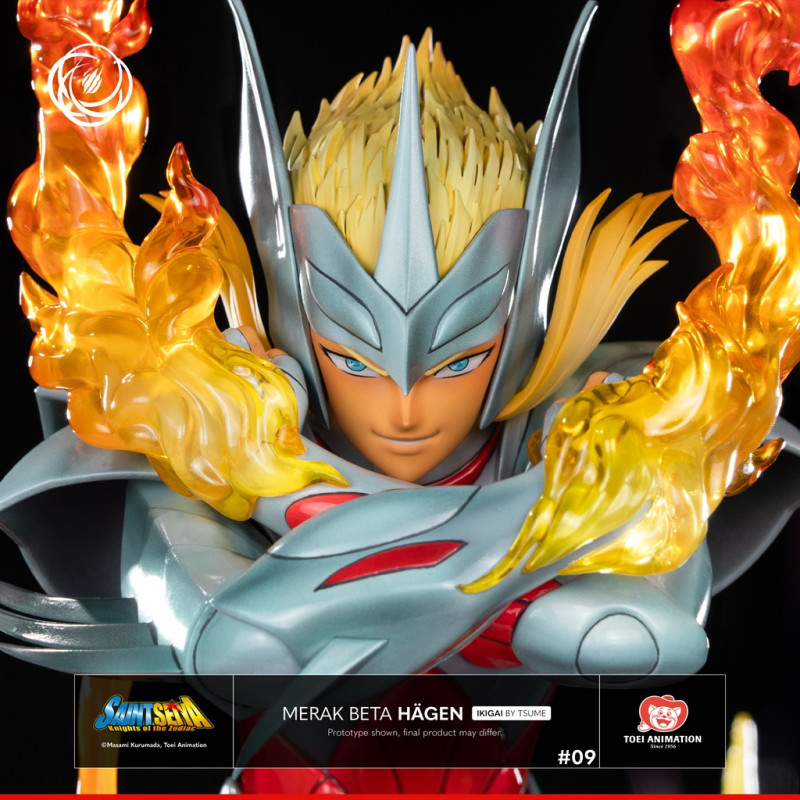 Figurine Vintage Bandai Saint Seiya 1988 - Hagen De Merak, Guerrier Divin D'Odin (Beta)