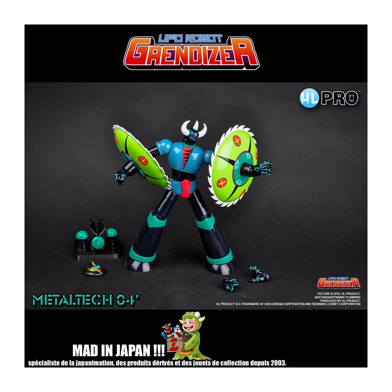 GOLDORAK figurine articulée Metaltech Golgoth Gin Gin Astronef Janus Edition Collector GOLDORAK figurine articulée Metaltech Golgoth Gin Gin Astronef Janus Edition Collector