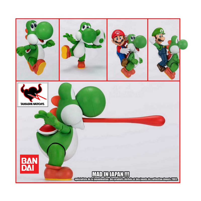 SUPER MARIO figurine Yoshi S.H. Figuarts Bandai SUPER MARIO figurine Yoshi S.H. Figuarts Bandai
