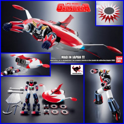  GOLDORAK Figurine & Soucoupe Super Robot Chogokin Bandai